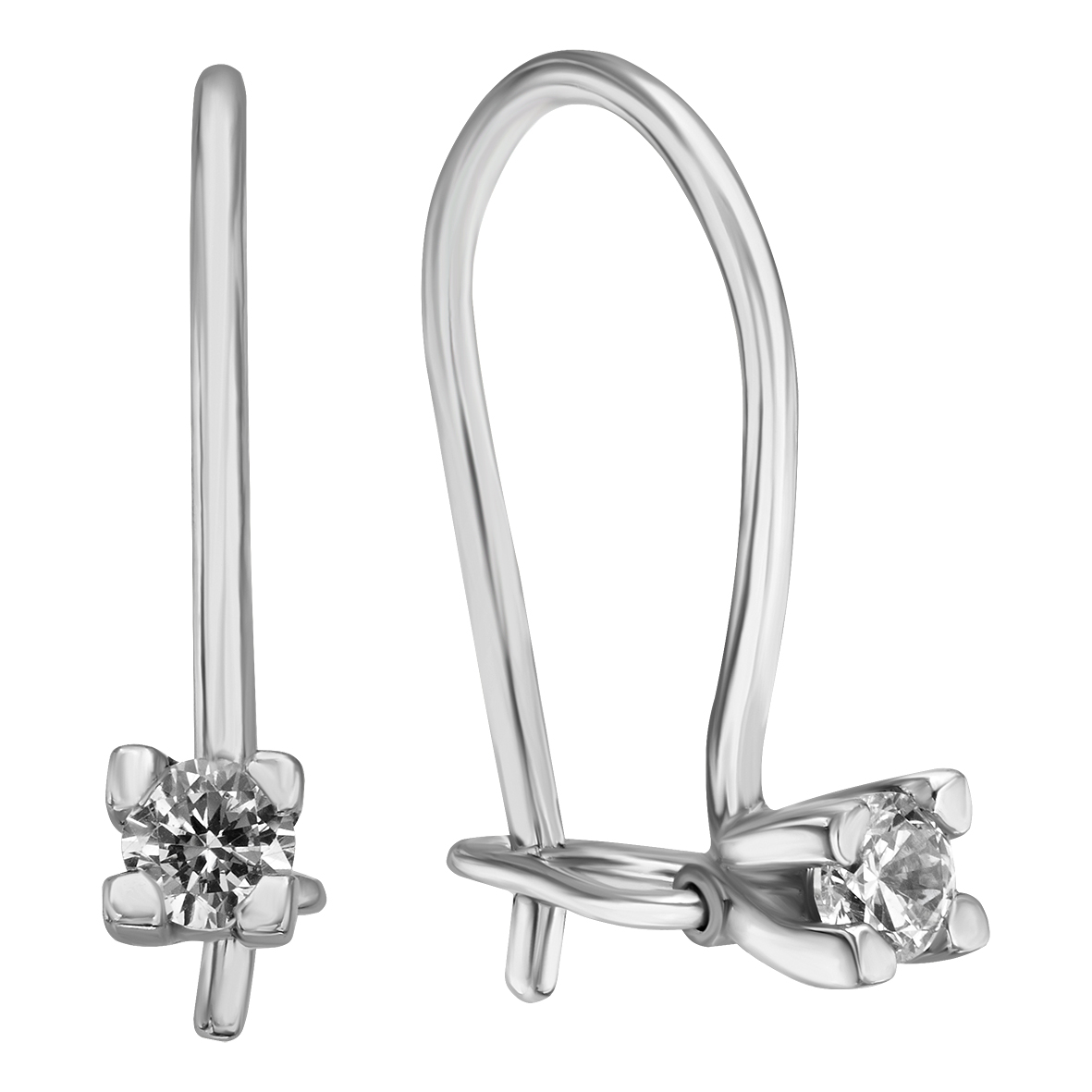 

Серебряные серьги с фианитами Tango Jewellery Company 470715С