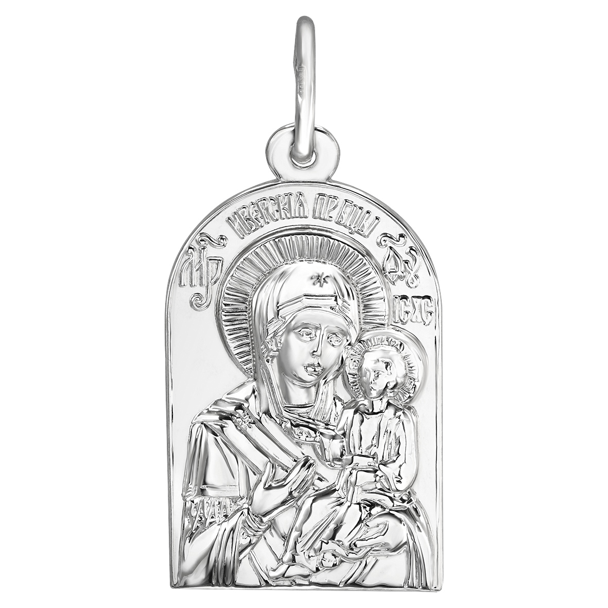 

Ладанка "Иверская икона Божией Матери" из родированного серебра Tango Jewellery Company 100565С