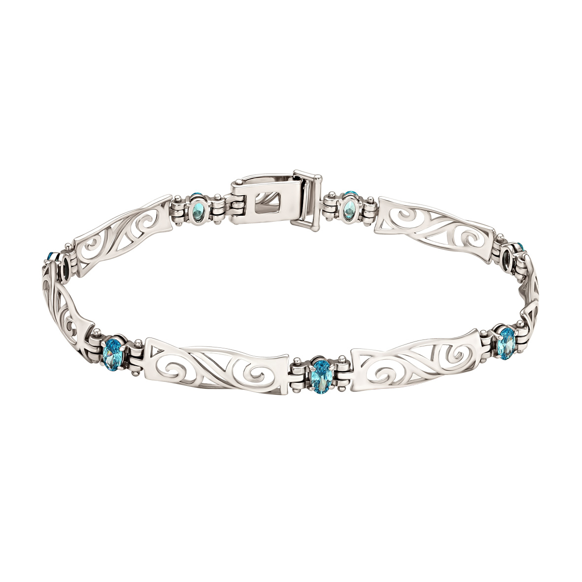 

Серебряный браслет с фианитами Tango Jewellery Company 893062С размер 170