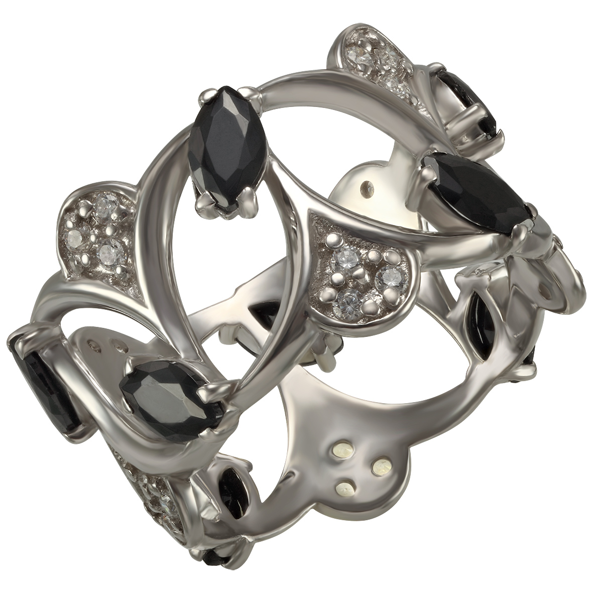 

Серебряное кольцо с фианитами Tango Jewellery Company 380112С размер 18.5