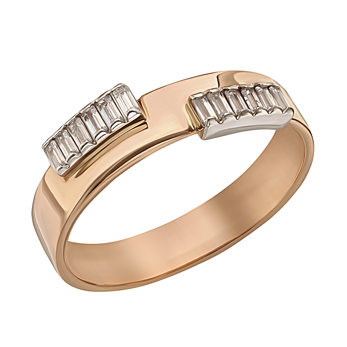 

Золотое кольцо с фианитами Tango Jewellery Company 350090 размер 17