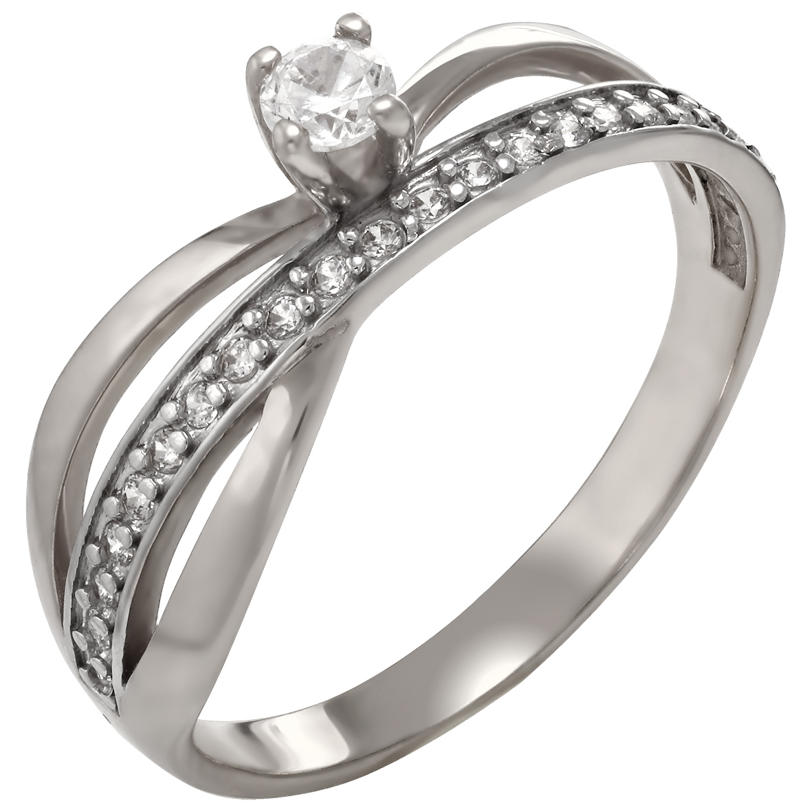 

Серебряное кольцо с фианитами Tango Jewellery Company 380064С размер 18