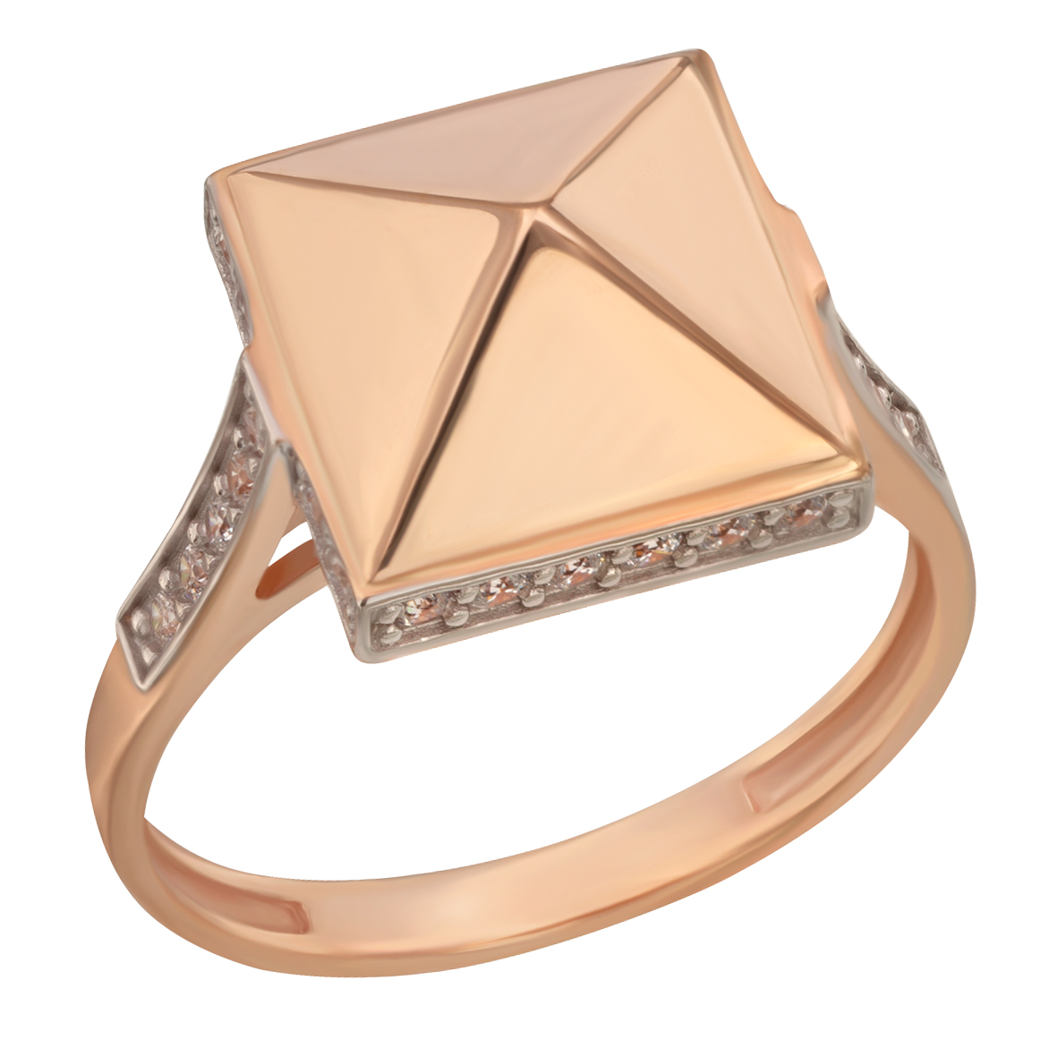 

Золотое кольцо с фианитами Tango Jewellery Company 380513 размер 17.5
