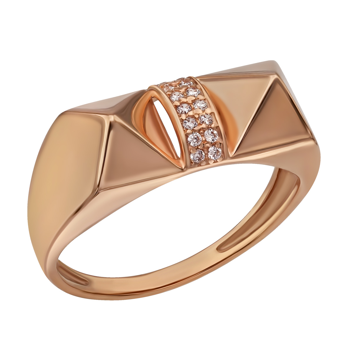 

Золотое кольцо с фианитами Tango Jewellery Company 380520 размер 16.5