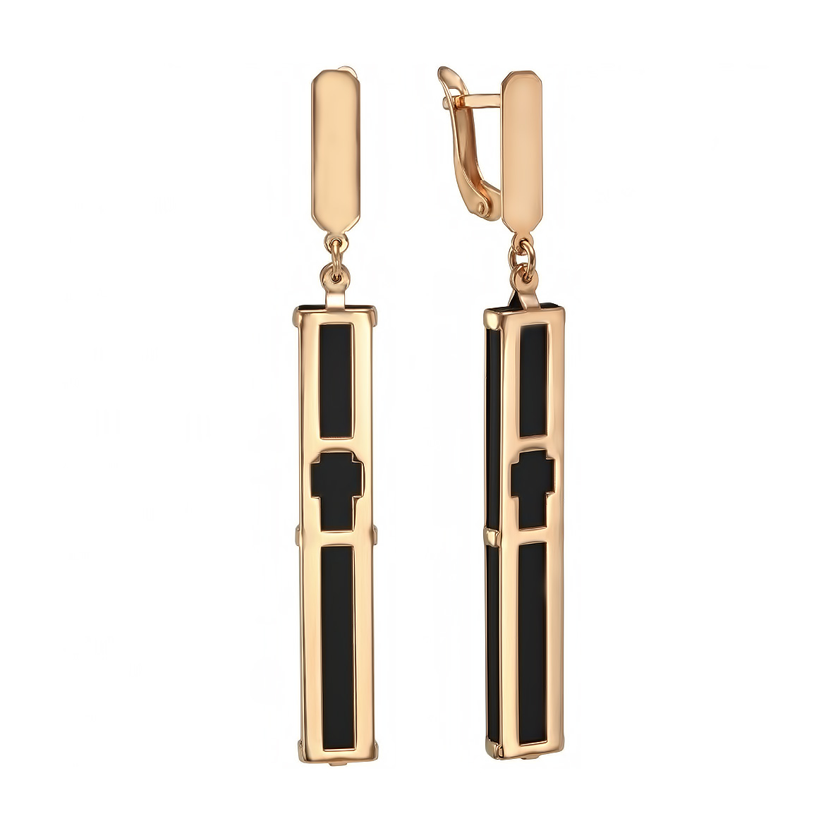 

Золотые серьги с каучуком Tango Jewellery Company 930028