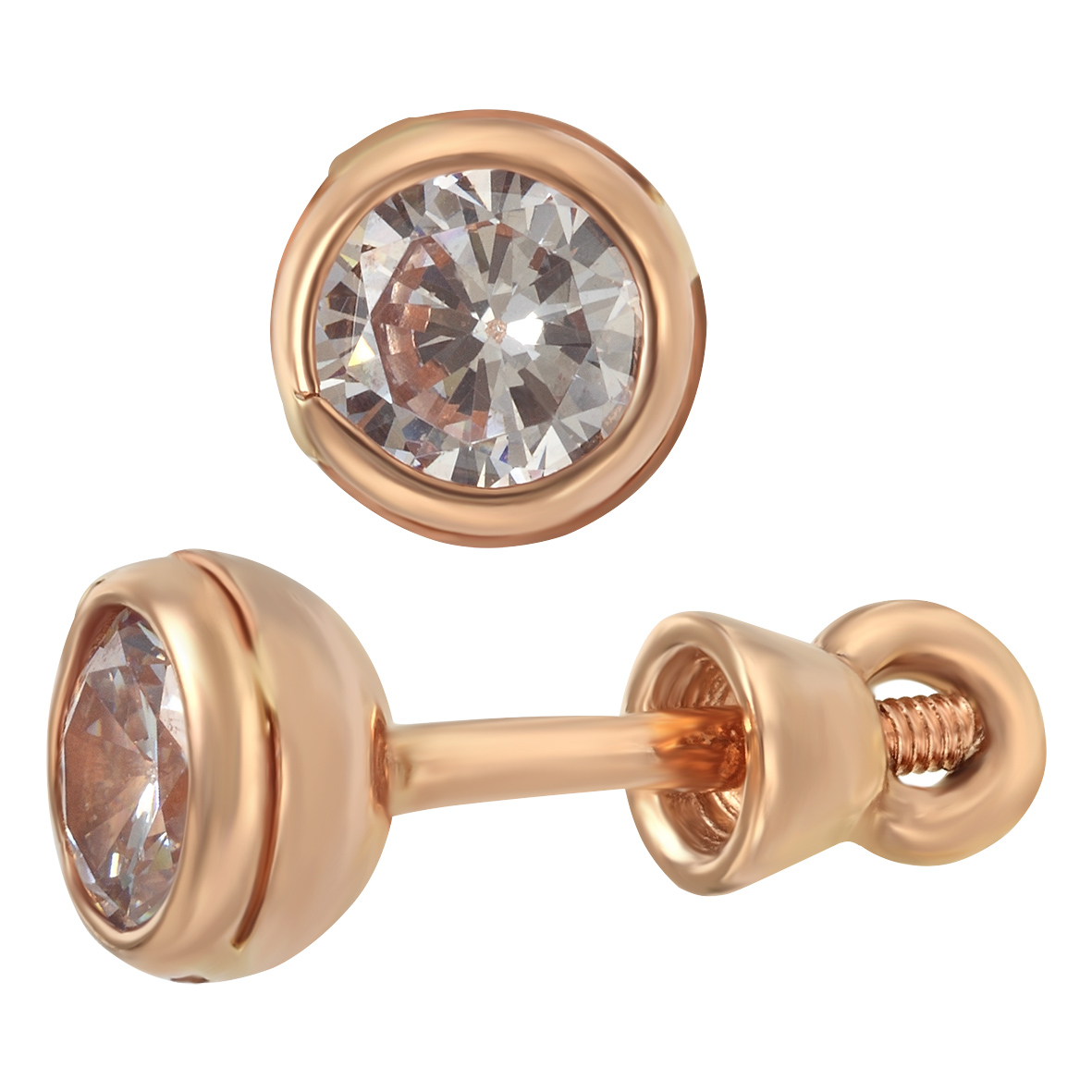 

Золотые пуссеты "В стиле TANGO"с фианитами Tango Jewellery Company 580080