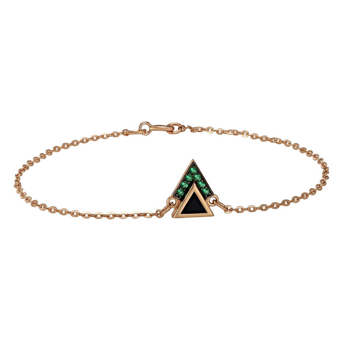 

Золотой браслет "Гранд Деко" с агатом и фианитами Tango Jewellery Company 839012 размер 190