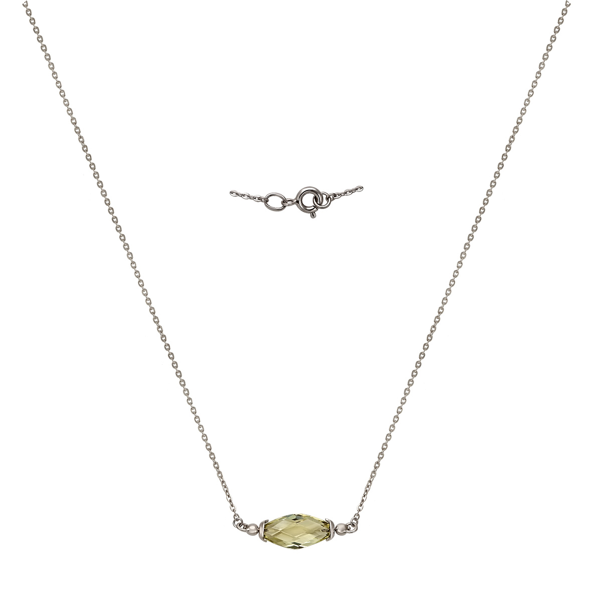 

Серебряное колье с кварцем Tango Jewellery Company 868020С размер 400
