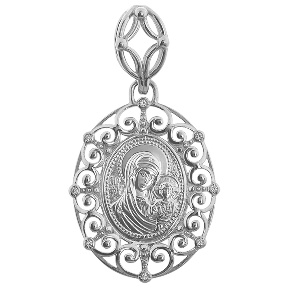 

Серебряная ладанка "Казанская икона Божией Матери", с фианитами Tango Jewellery Company 160193С