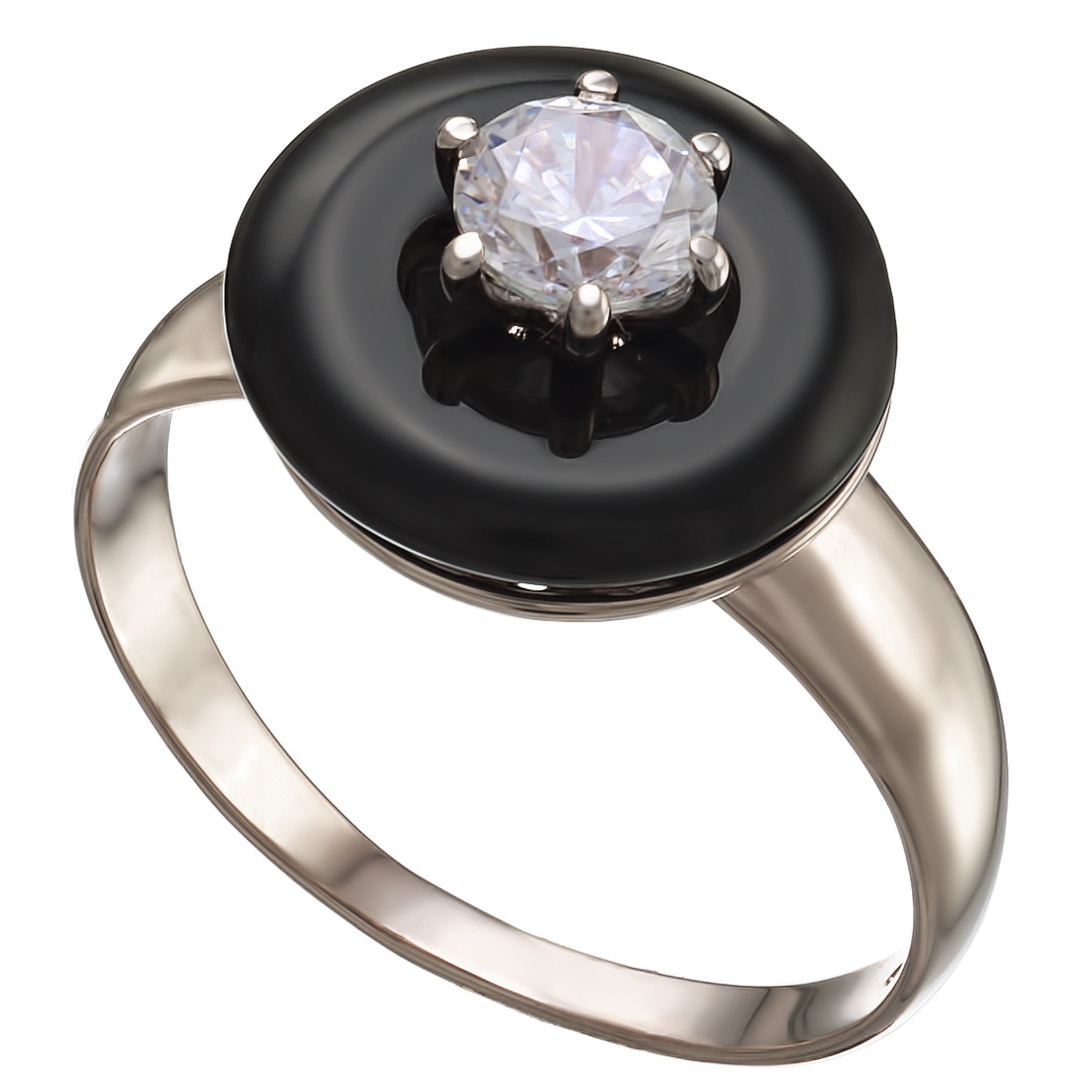 

Серебряное кольцо с агатом и фианитом Tango Jewellery Company 379667С размер 18