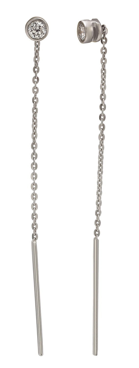 

Серебряные серьги-протяжки с фианитами Tango Jewellery Company 420214С