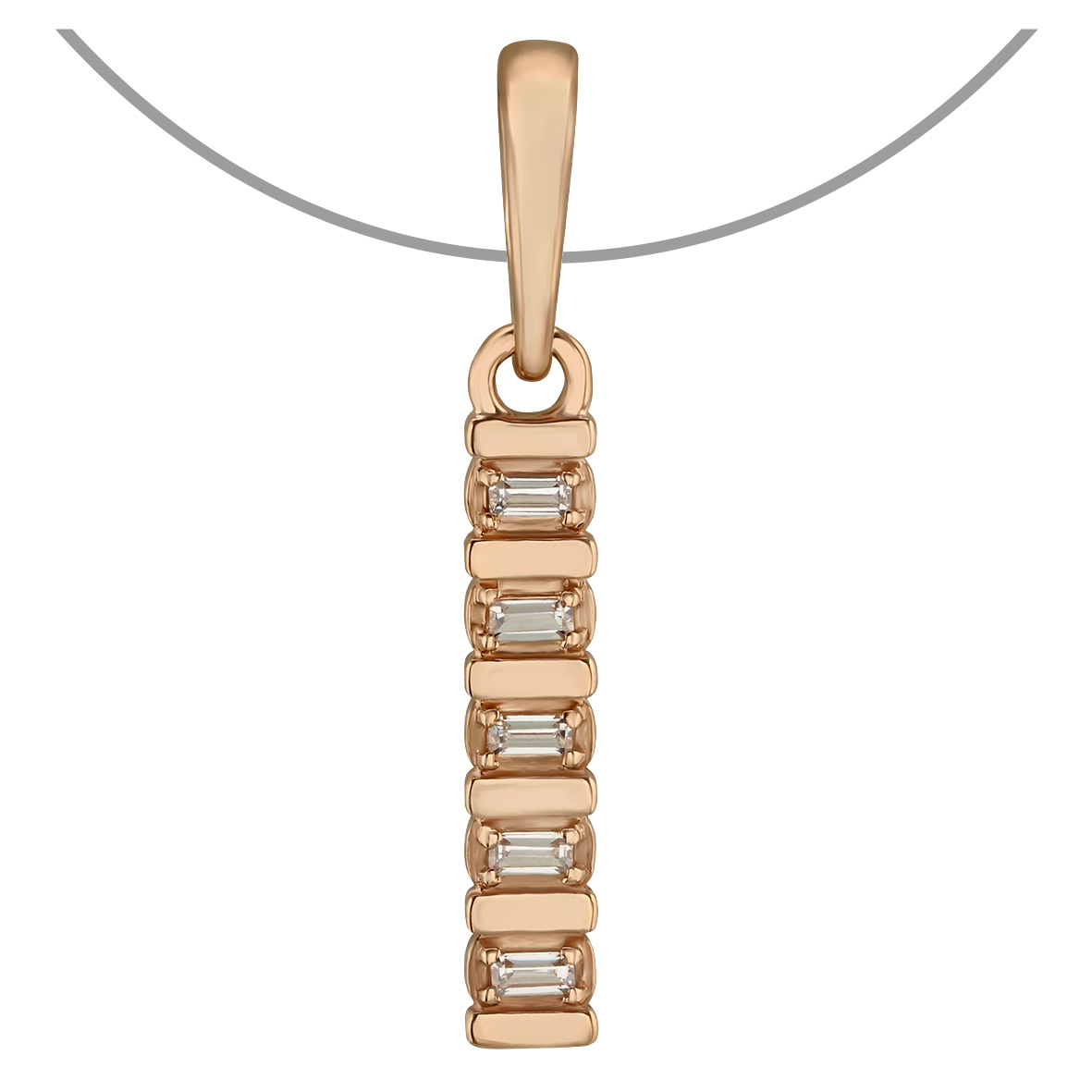 

Золотая подвеска со вставками фианитов Tango Jewellery Company 150439