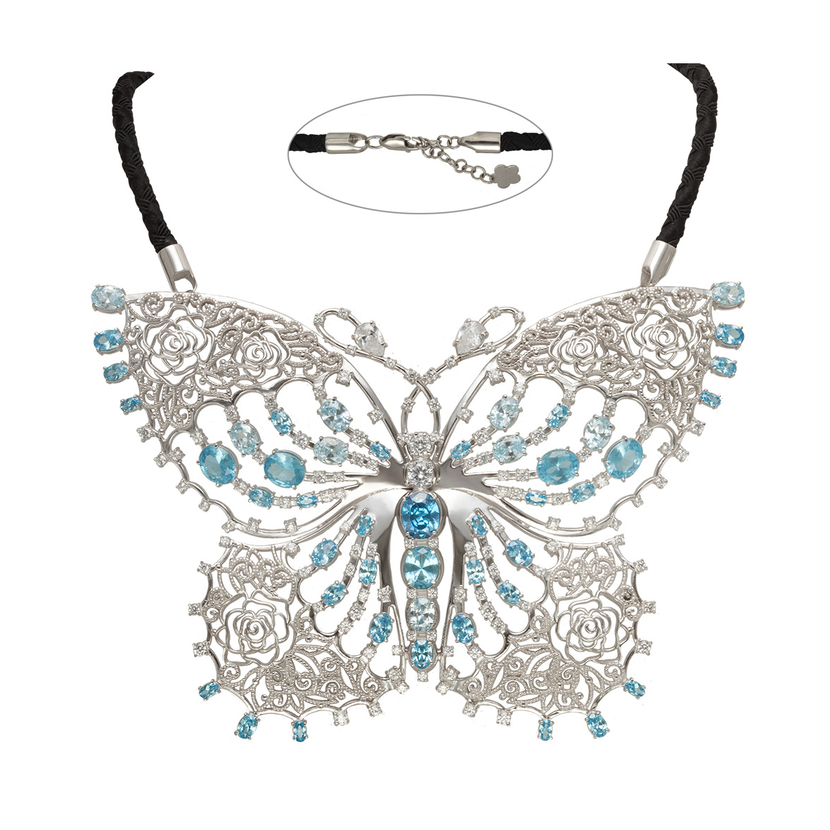

Серебряное колье со вставками фианитов Tango Jewellery Company 860240С размер 450