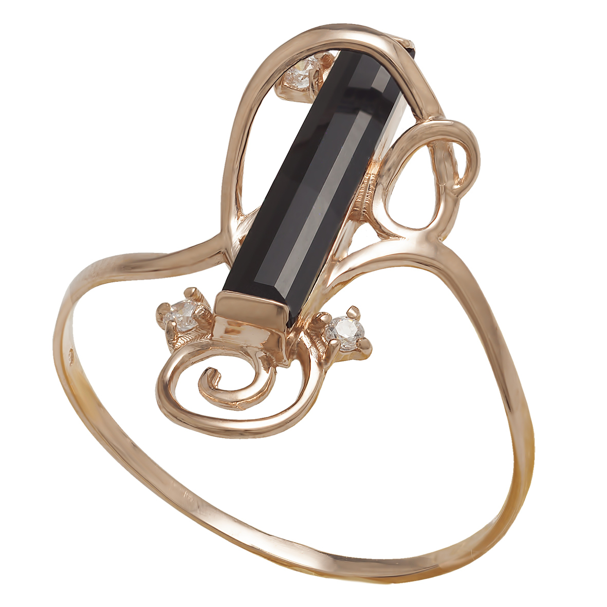 

Золотое кольцо с агатом и фианитами Tango Jewellery Company 369538 размер 17.5