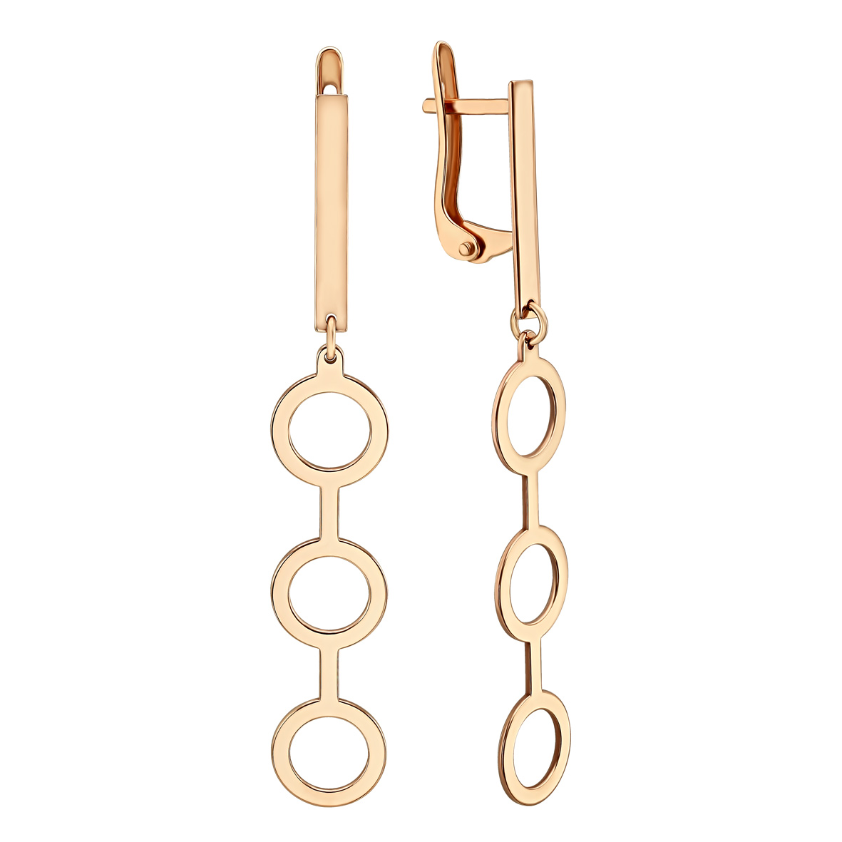 

Серьги-подвески в красном золоте из коллекции "В ритме TANGO" Tango Jewellery Company 470600
