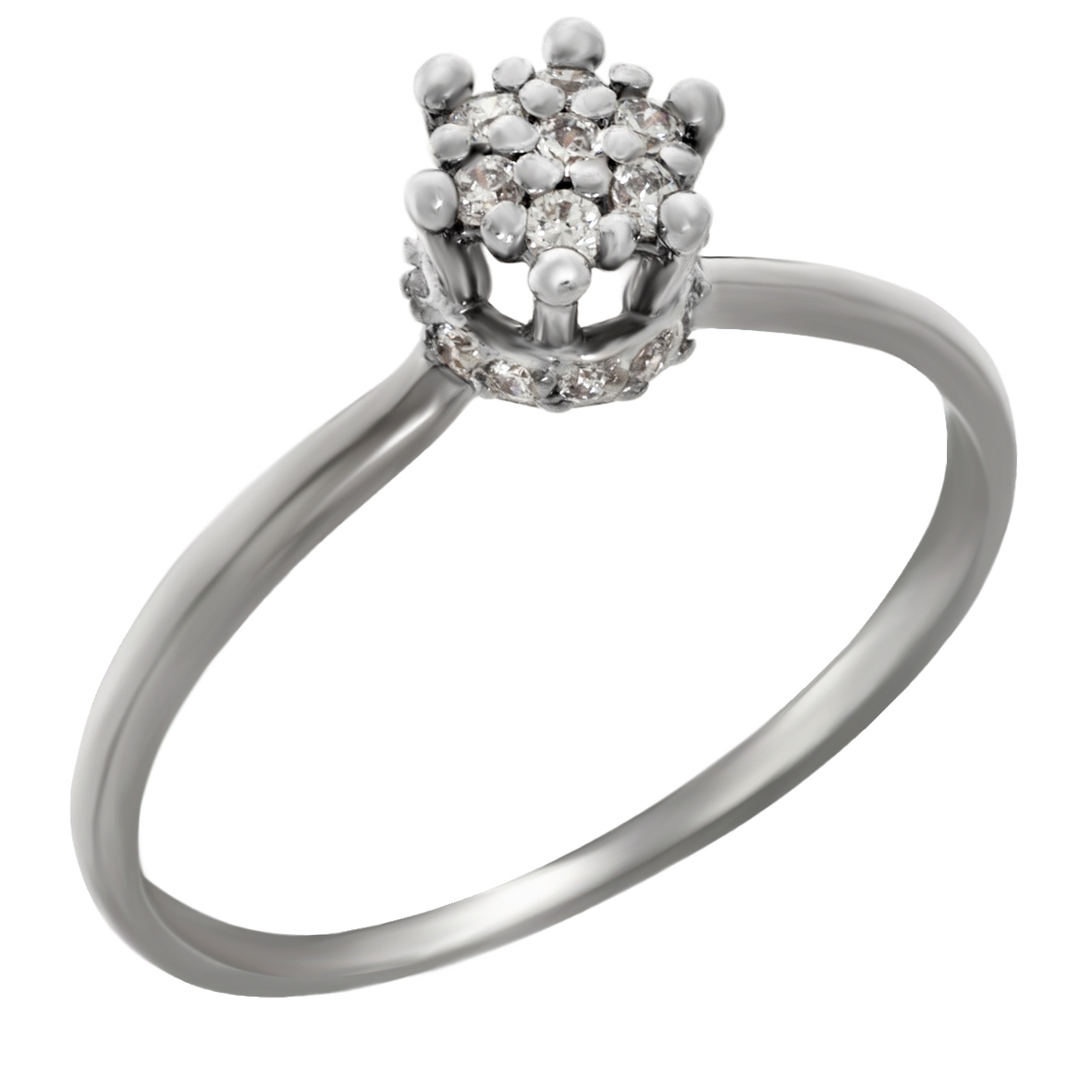 

Серебряное кольцо с фианитами Tango Jewellery Company 320950С размер 19