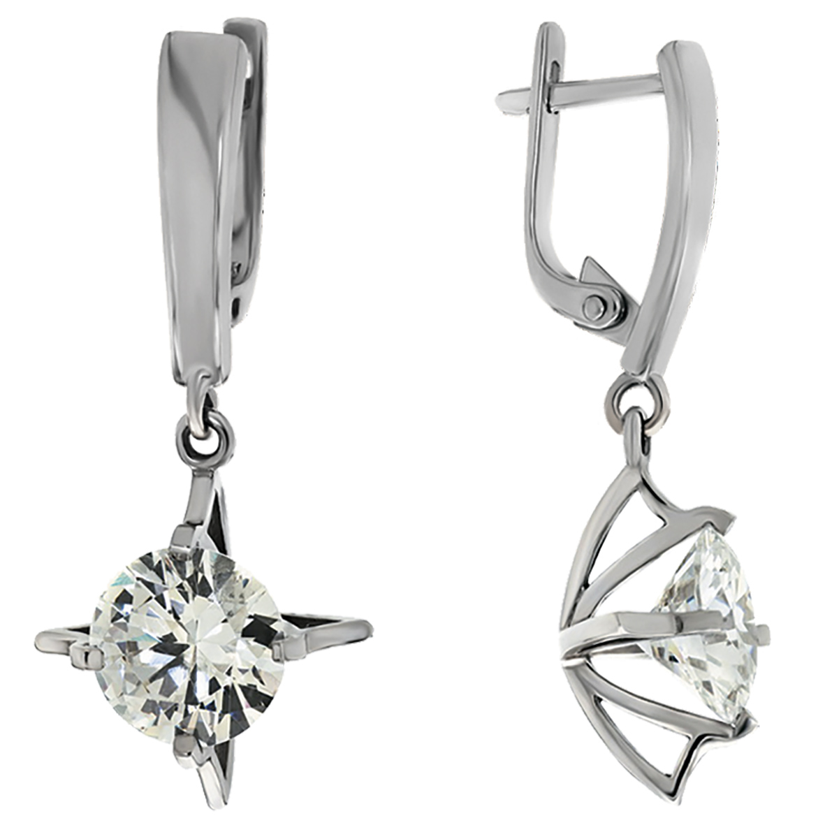 

Серебряные серьги с фианитами Tango Jewellery Company 430652С