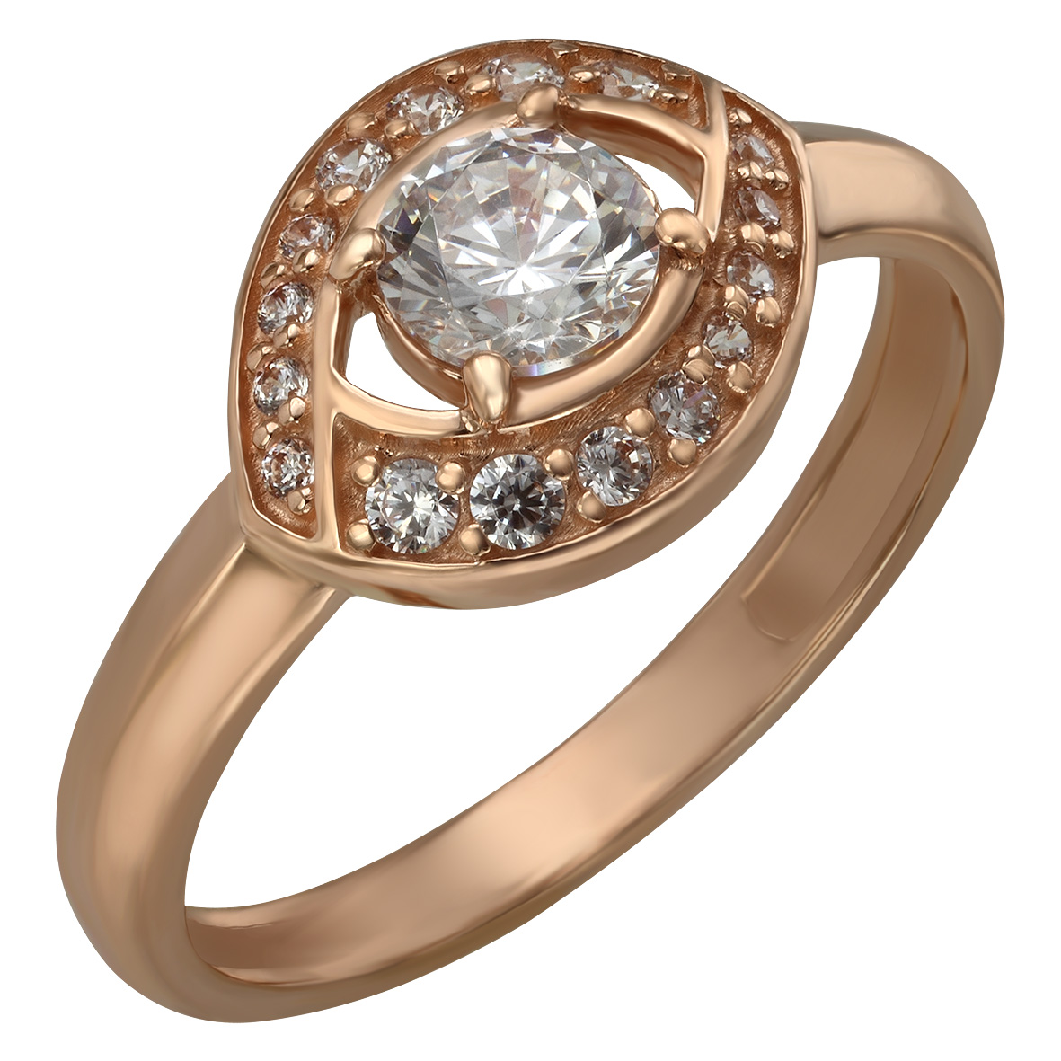 

Золотое кольцо с фианитами Tango Jewellery Company 380444 размер 17.5