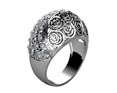 

Серебряное кольцо с фианитами Tango Jewellery Company 320935С размер 18.5