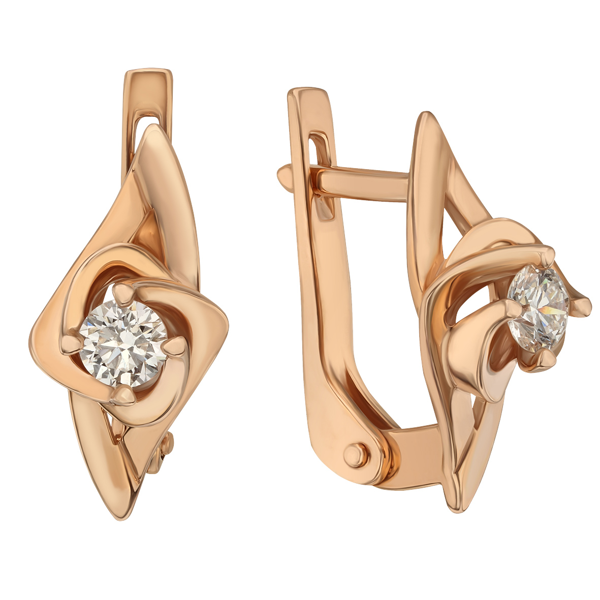 

Золотые серьги с бриллиантом Tango Jewellery Company 760287