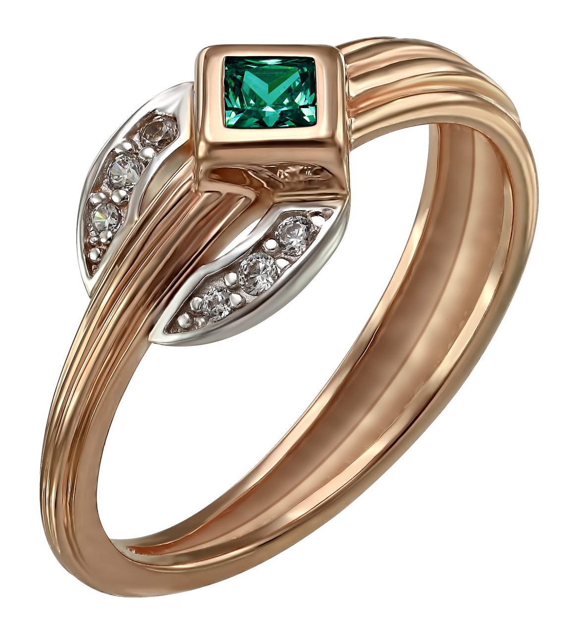 

Золотое кольцо с фианитами Tango Jewellery Company 350034 размер 17