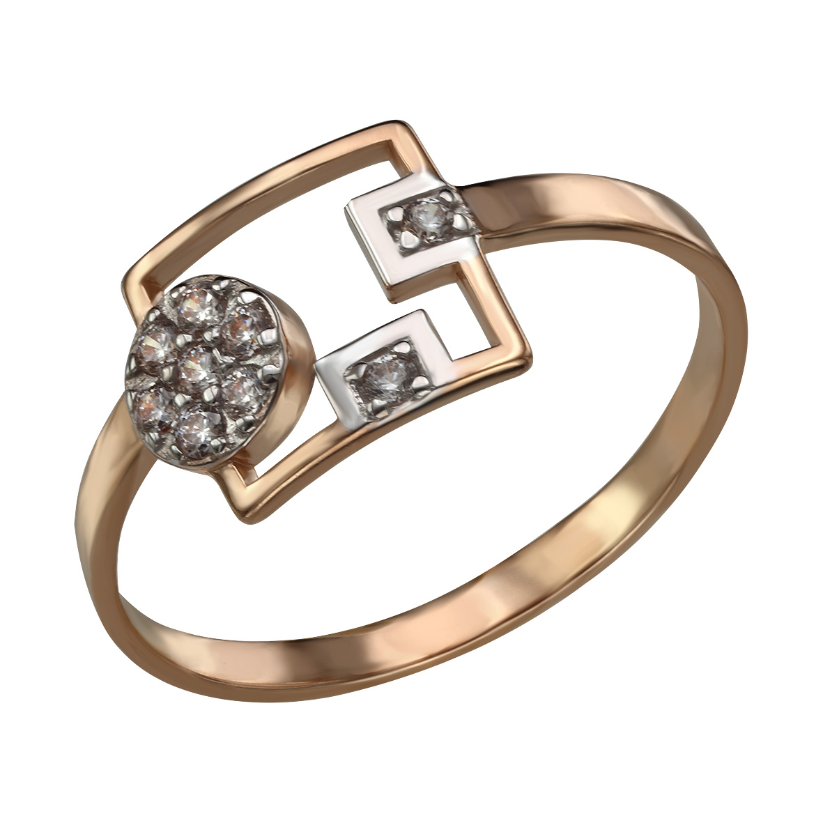 

Золотое кольцо "Элегантность" с фианитами Tango Jewellery Company 380435 размер 18.5