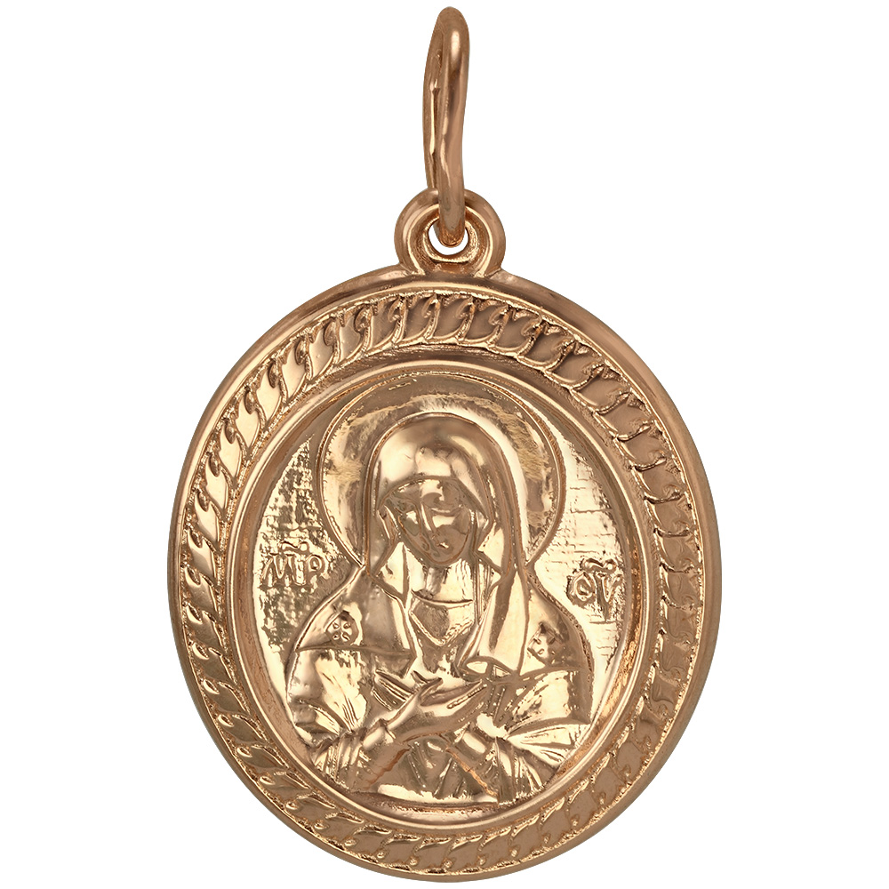 

Золотая ладанка "Икона Божией Матери Умиление" Tango Jewellery Company 100607