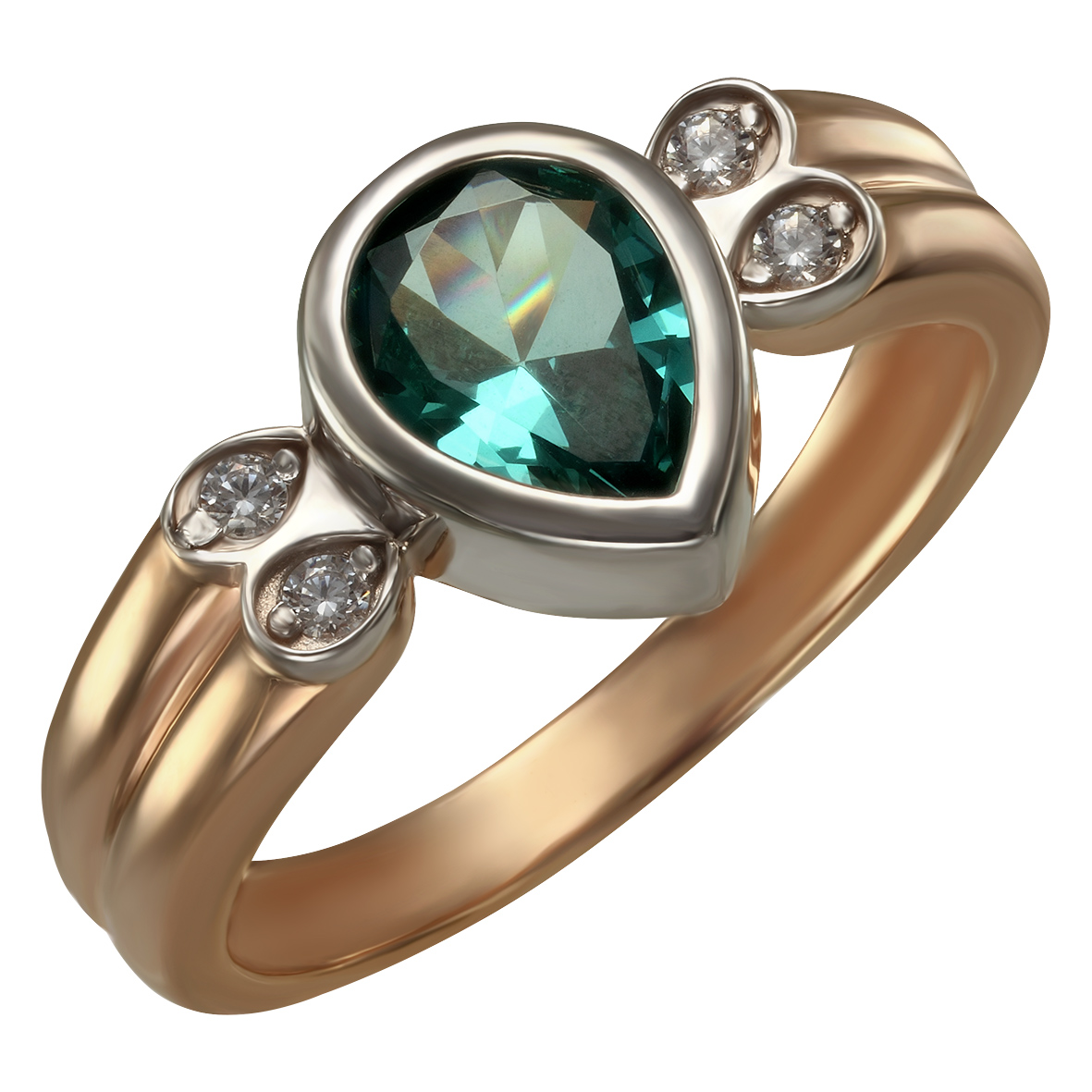 

Золотое кольцо с фианитами Tango Jewellery Company 350008 размер 18
