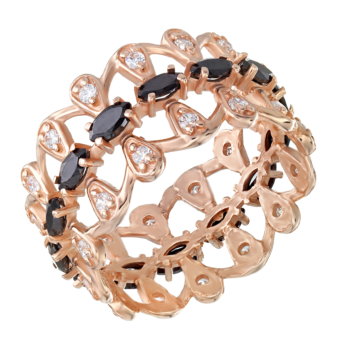 

Золотое кольцо с фианитами Tango Jewellery Company 380121 размер 16