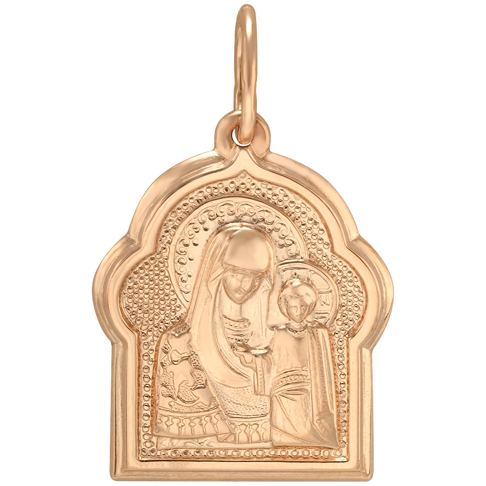 

Золотая ладанка "Казанская икона Божией Матери" Tango Jewellery Company 100603