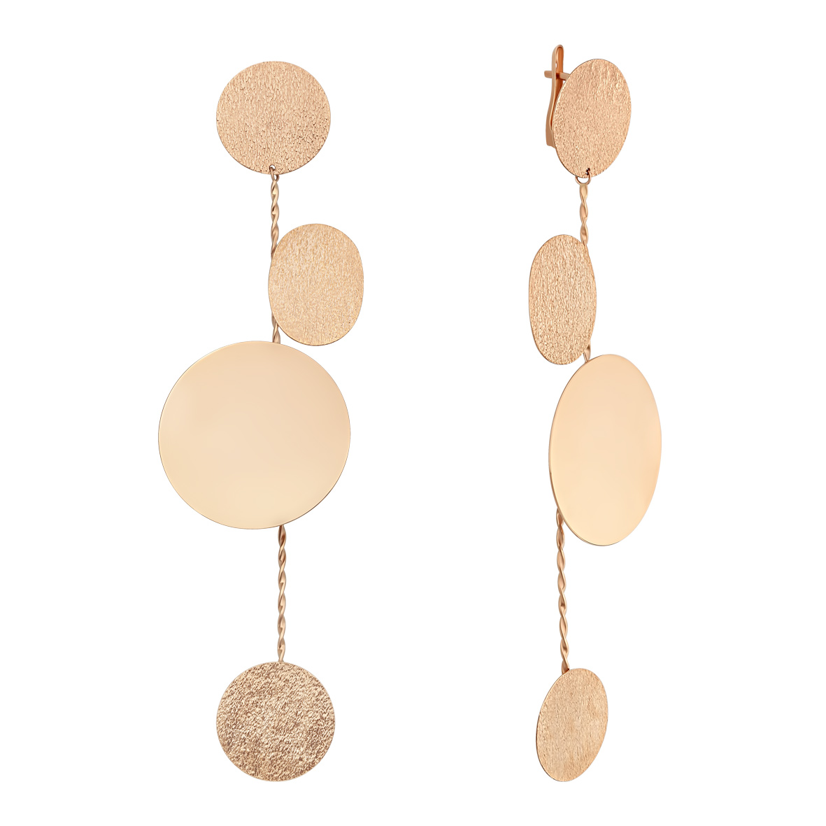 

Золотые серьги Tango Jewellery Company 470099