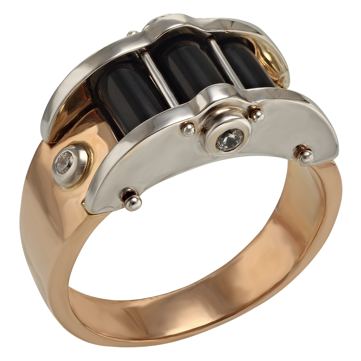 

Золотое кольцо с агатом и фианитами Tango Jewellery Company 379718 размер 20.5