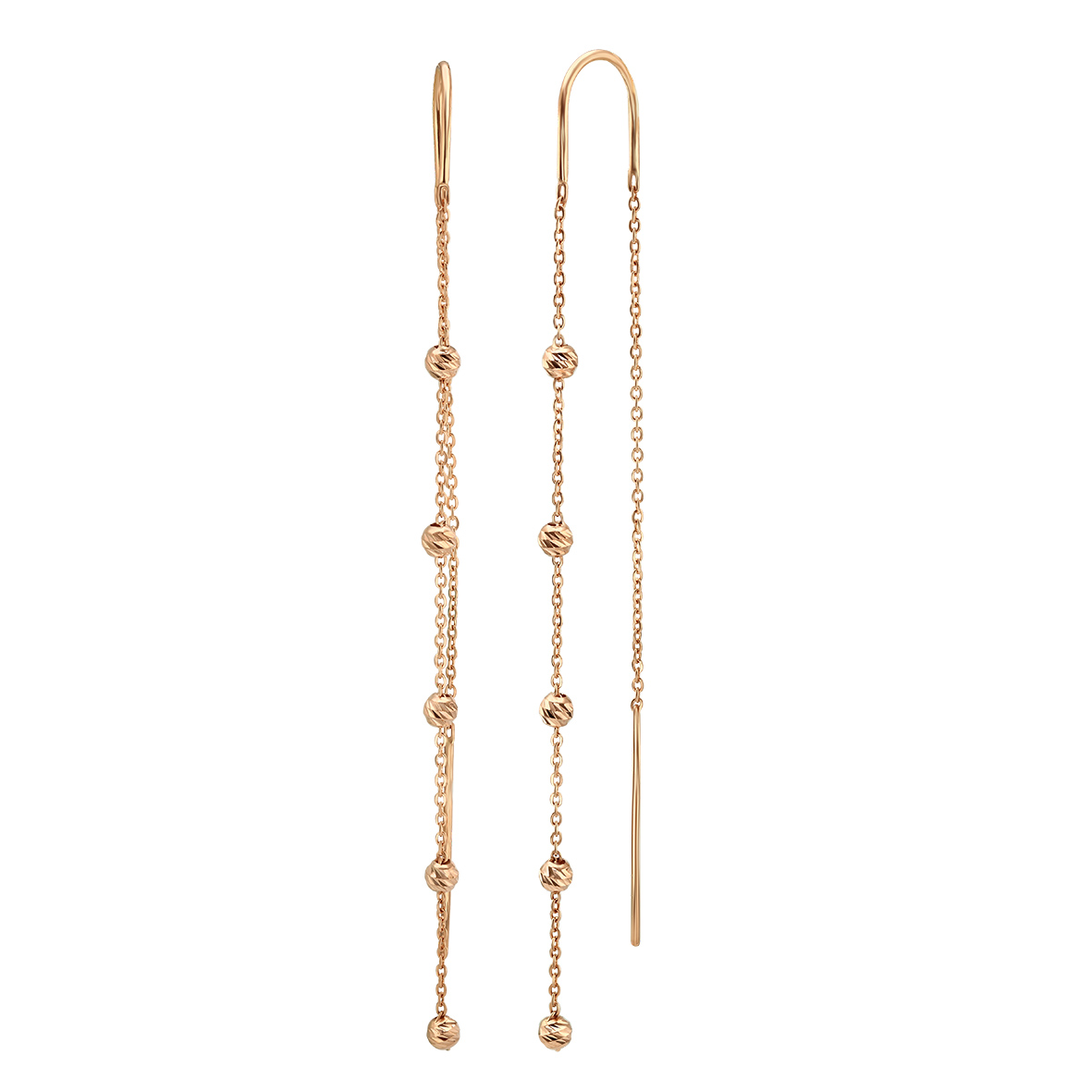 

Золотые серьги-протяжки Tango Jewellery Company 580119