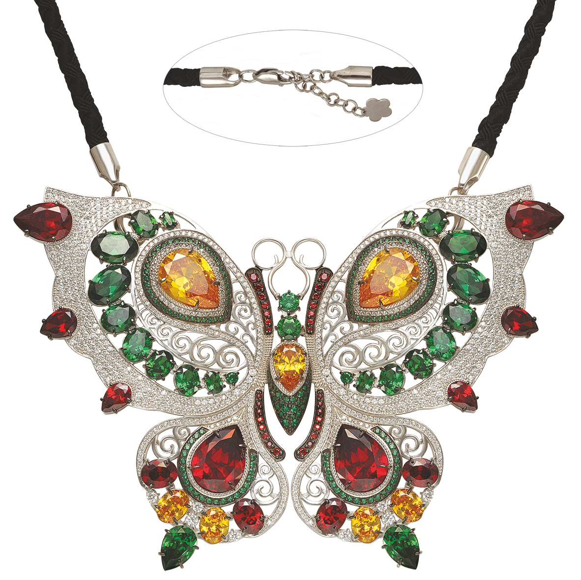 

Серебряное колье со вставками фианитов Tango Jewellery Company 860241С размер 500