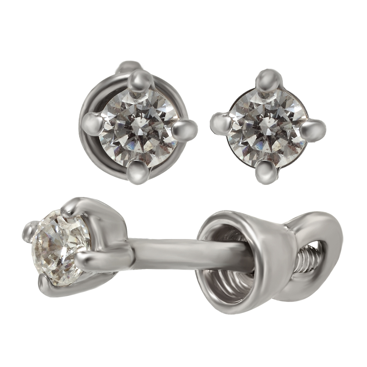 

Серебряные пуссеты с фианитами Tango Jewellery Company 520266С