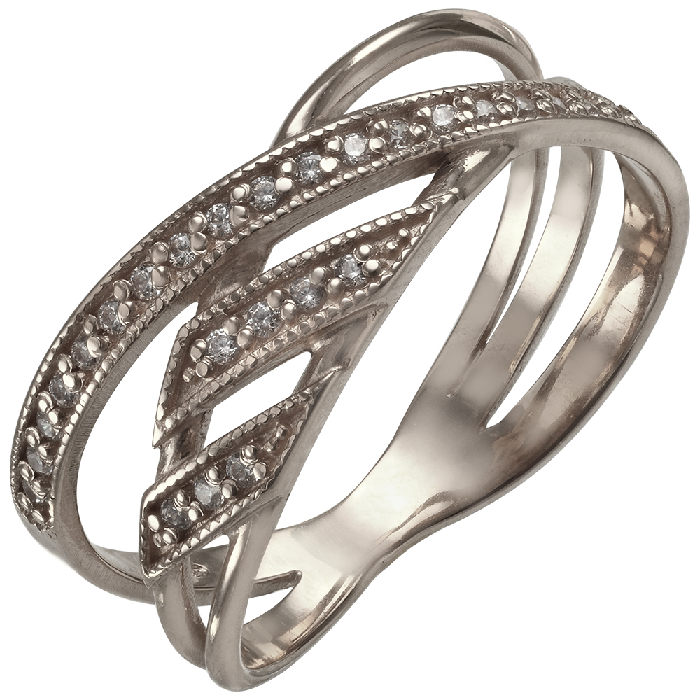 

Серебряное кольцо с фианитами Tango Jewellery Company 320979С размер 16