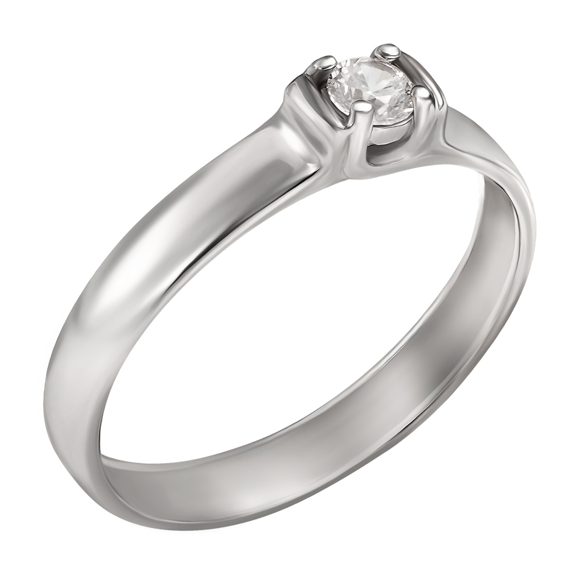 

Кольцо в белом золоте с бриллиантом Tango Jewellery Company 740333В размер 17