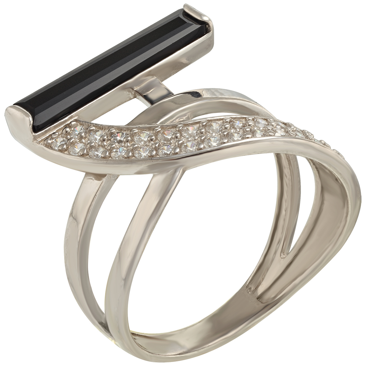 

Серебряное кольцо с агатом и фианитами Tango Jewellery Company 369561С размер 17.5