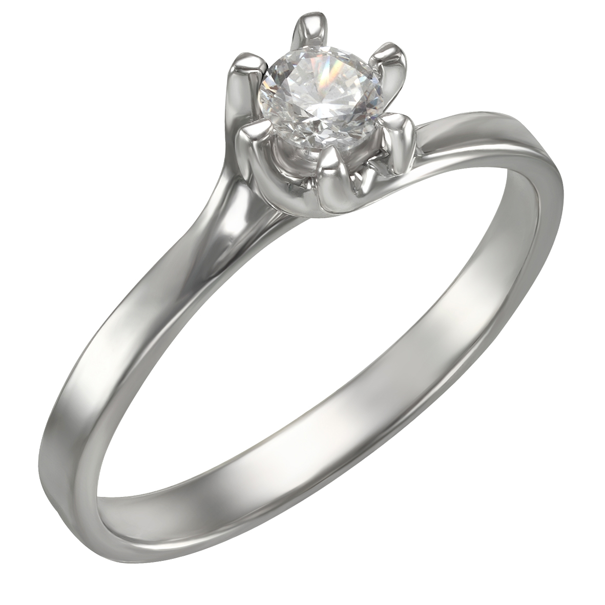 

Кольцо в белом золоте с бриллиантом Tango Jewellery Company 740346В размер 16
