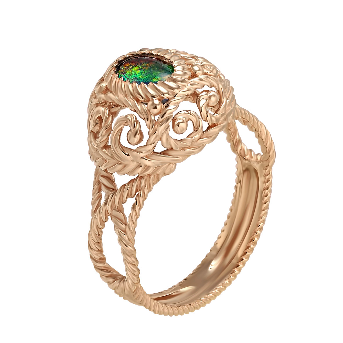 

Золотое кольцо с опалом Tango Jewellery Company 3623563 размер 18