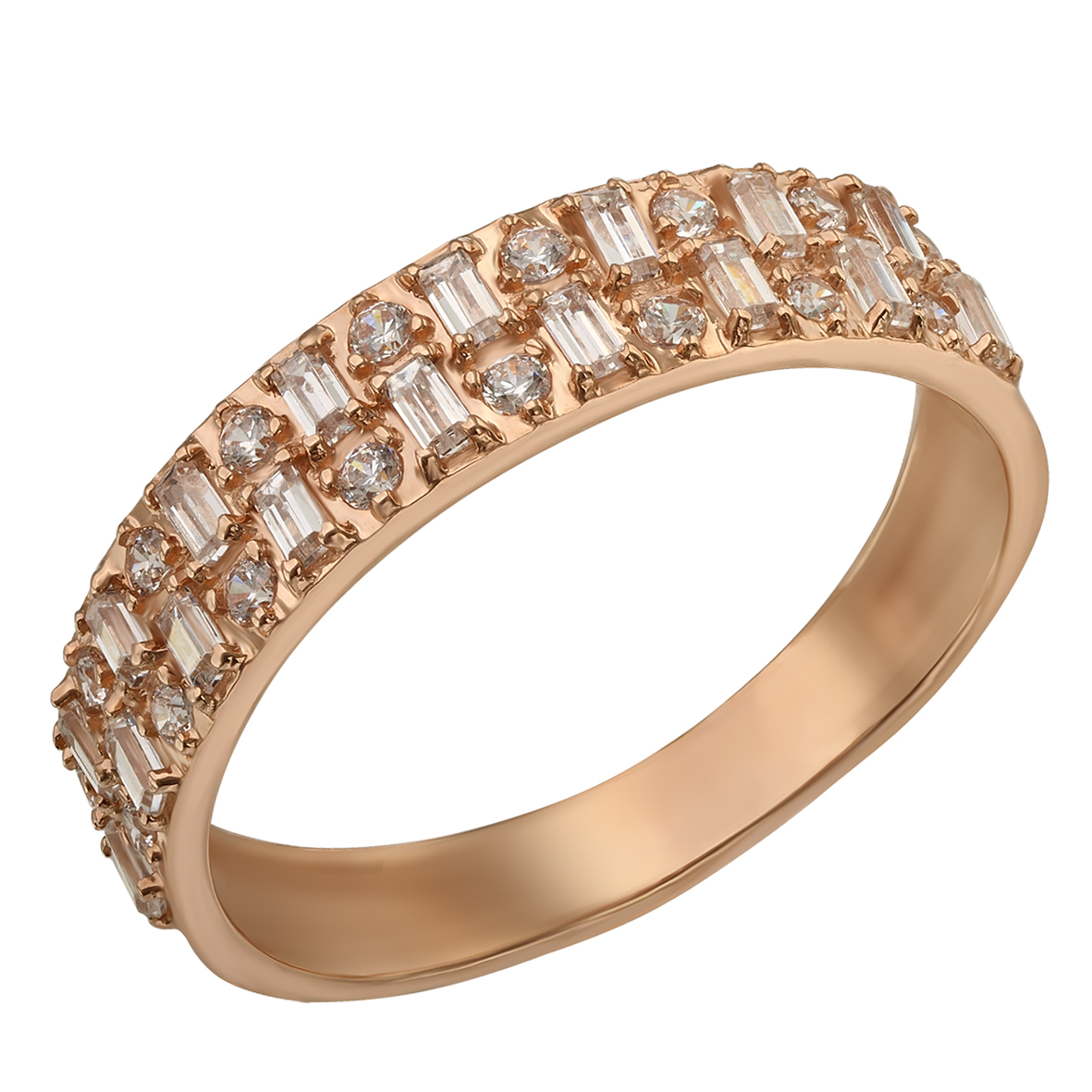 

Кольцо в красном золоте с фианитами Tango Jewellery Company 380564 размер 18