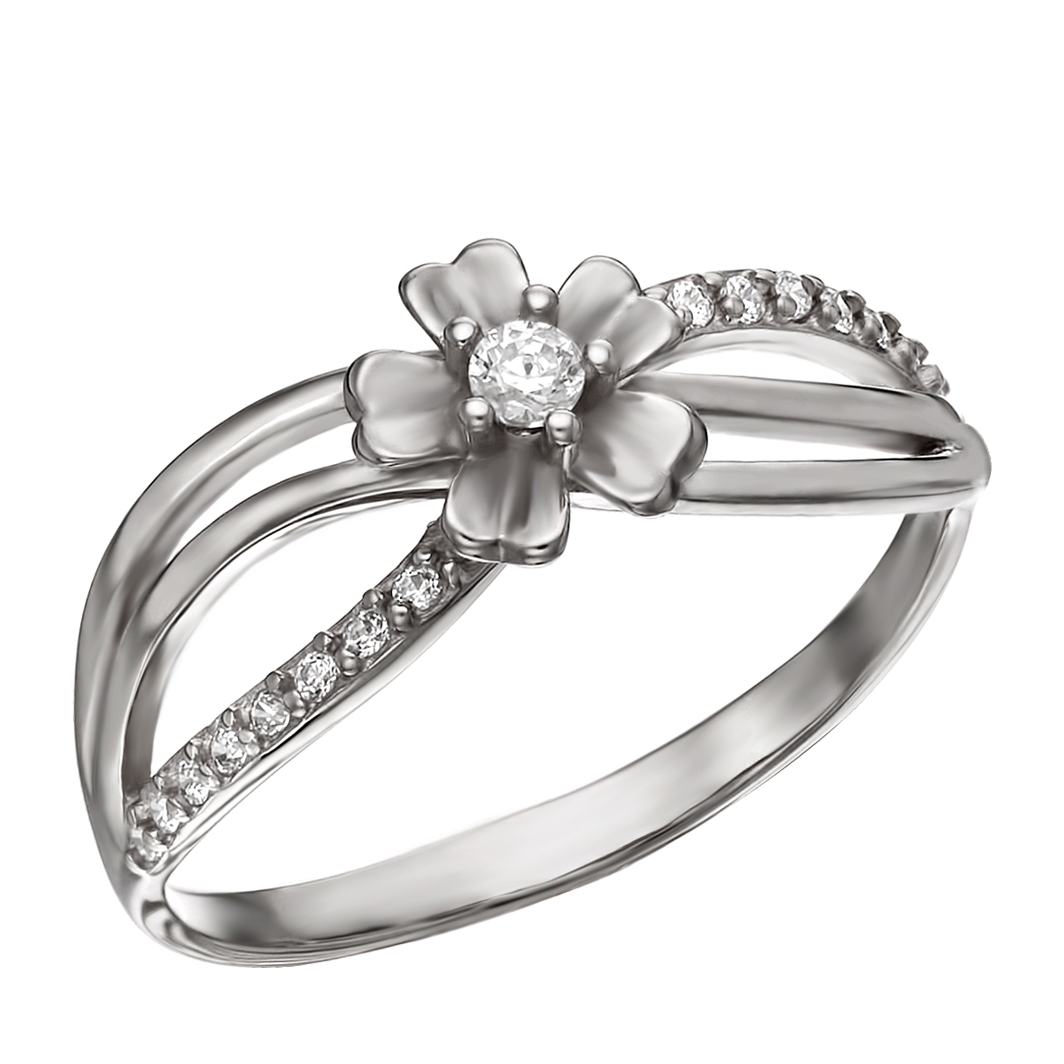 

Серебряное кольцо с фианитами Tango Jewellery Company 380101С размер 18