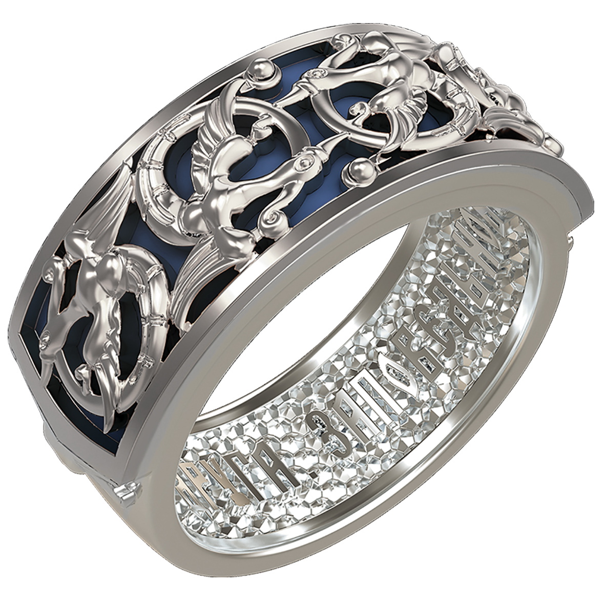 

Серебряное кольцо с эмалью Tango Jewellery Company 310282А размер 19.5