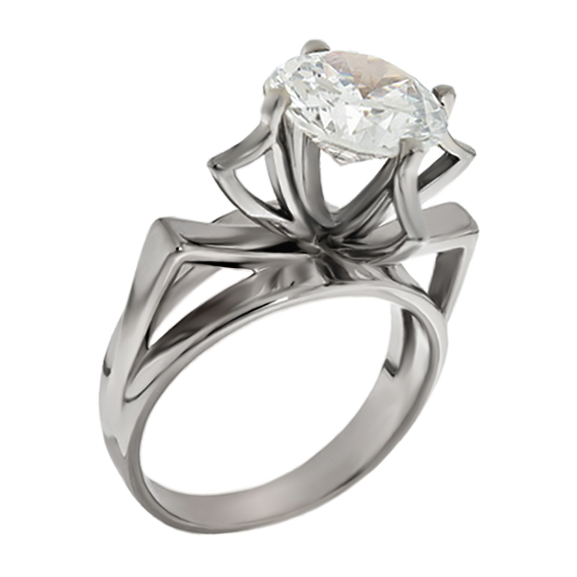 

Серебряное кольцо с фианитом Tango Jewellery Company 330755С размер 16.5