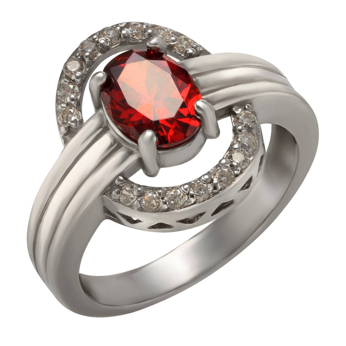 

Серебряное кольцо с фианитами Tango Jewellery Company 320898С размер 18.5