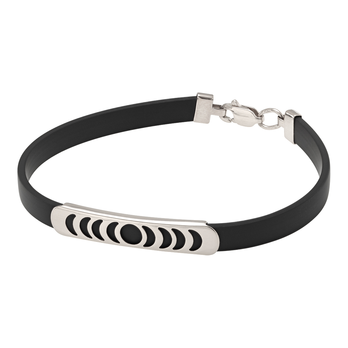 

Браслет из серебра с каучуком Tango Jewellery Company 910071С размер 170