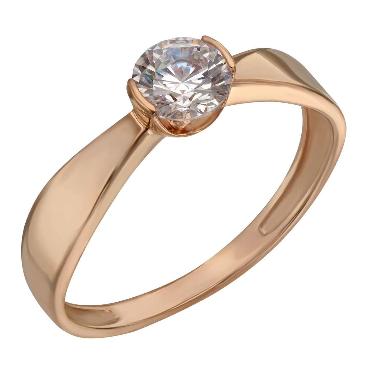 

Золотое кольцо с фианитом Tango Jewellery Company 380485 размер 18.5