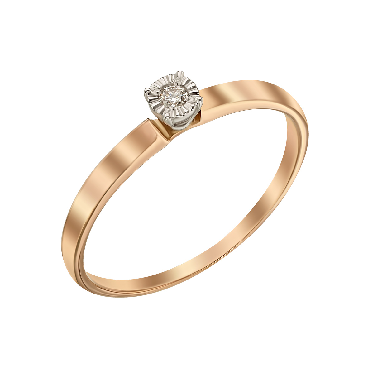 

Золотое кольцо с бриллиантом Tango Jewellery Company 750675 размер 16