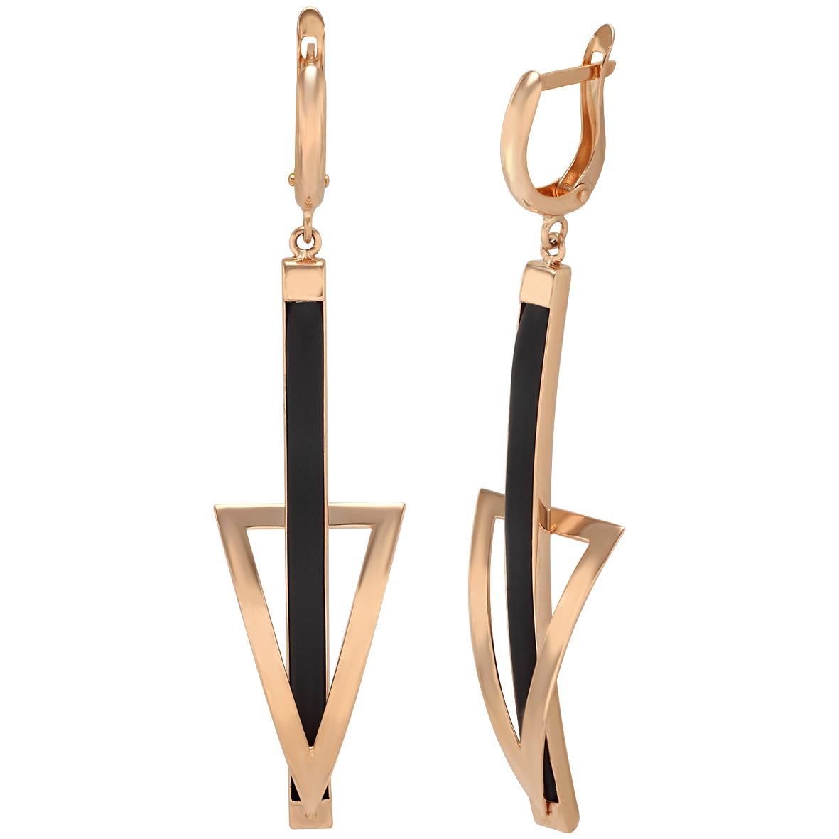 

Золотые серьги с каучуком Tango Jewellery Company 930013