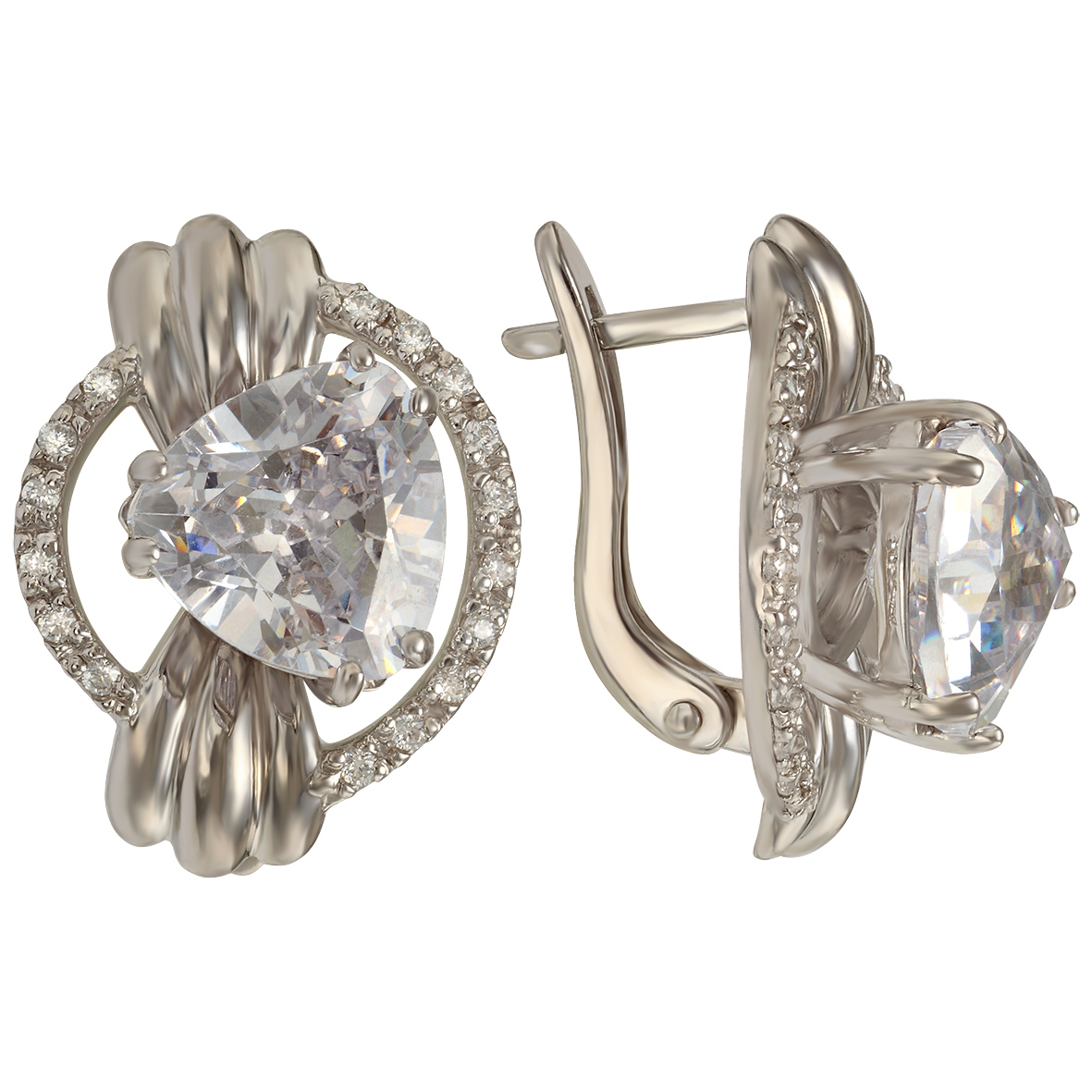 

Серебряные серьги с фианитами Tango Jewellery Company 430750С